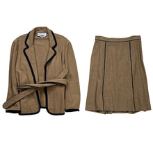 Load image into Gallery viewer, Yves Saint Laurent Wool Jacket Skirt 2-Piece Suit
