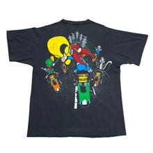 Load image into Gallery viewer, Vintage 1993 Looney Tunes Motorcycle Gang That’s All Folks Big Print Tee
