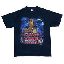 Load image into Gallery viewer, Vintage 2000 WWF The Rock Know Your Role Wrestling Tee

