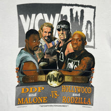 Load image into Gallery viewer, Vintage 1998 WCW NWO DDP Malone Hogan Rodman Wrestling Tee
