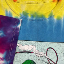 Load image into Gallery viewer, Vintage 2000s Alice In Wonderland Tie Dye Tea Party Tee

