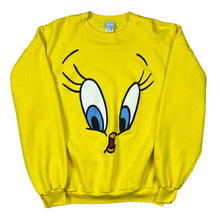 Load image into Gallery viewer, Vintage 1993 Looney Tunes Tweety Bird Face Big Print Pullover Crewneck Sweatshirt
