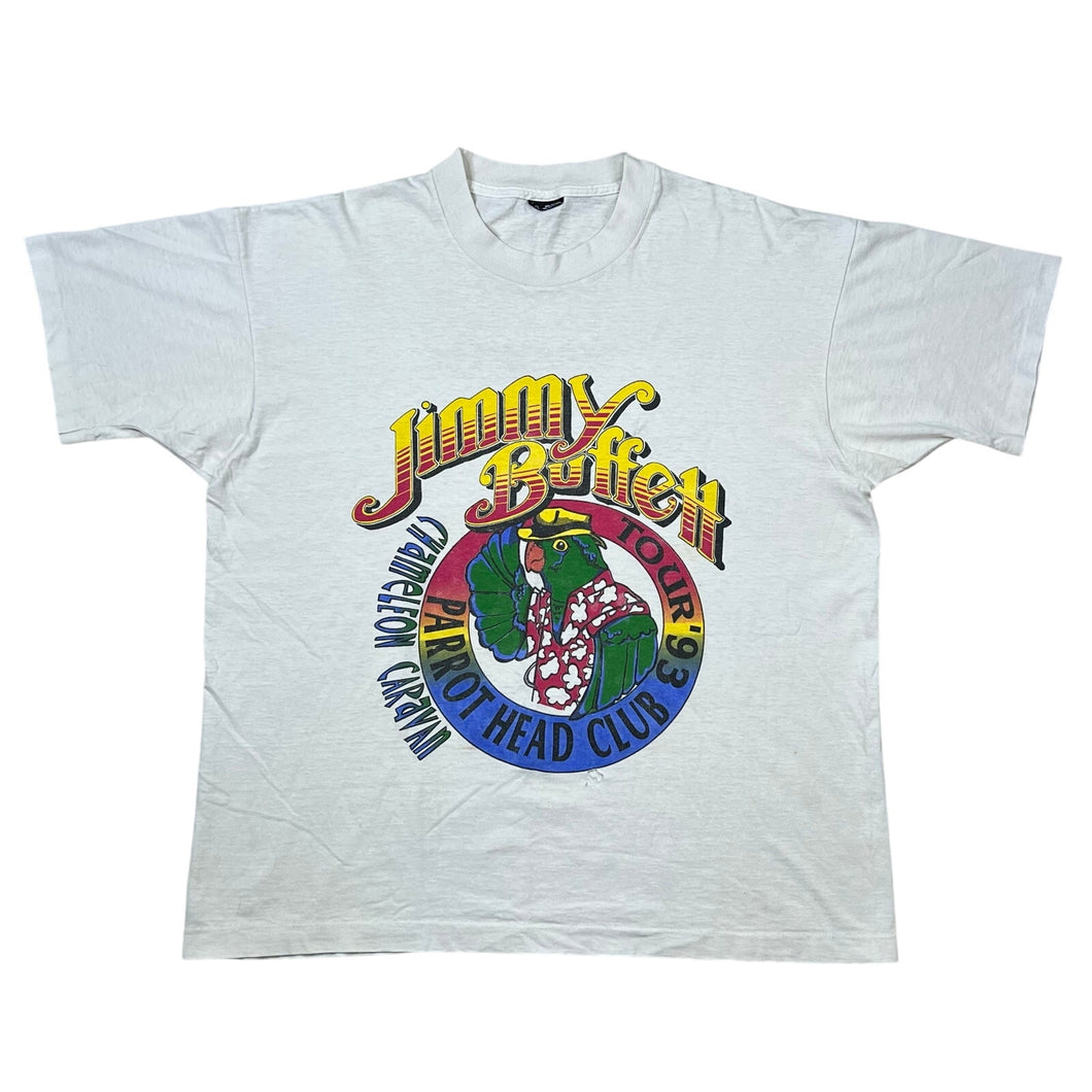 Vintage 1993 Jimmy Buffett Parrot Head Club Tour Tee