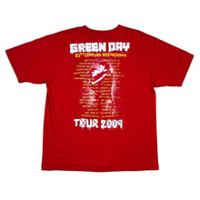 Load image into Gallery viewer, 2009 Green Day 21st Century Break Down Tour Tee
