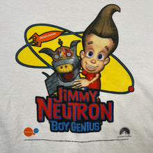 Load image into Gallery viewer, Vintage 2001 Nickelodeon Jimmy Neutron Boy Genius TV Show Promo Tee
