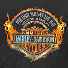Load image into Gallery viewer, 2014 Harley Davidson Biker Babes Silhouette Pocono Mountains Motorcycle Tee
