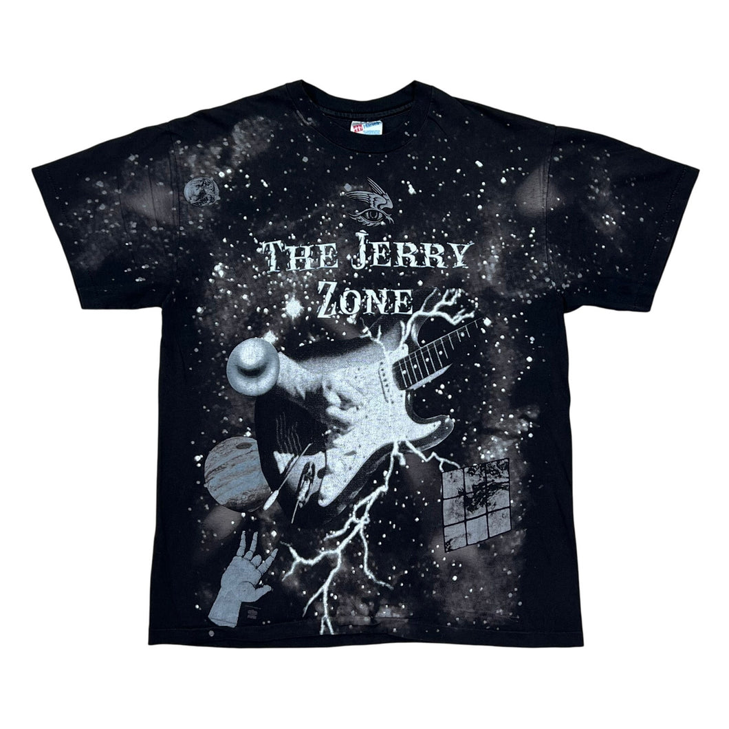 Vintage 1994 Jerry Garcia The Jerry Zone Twilight Zone Parody AOP Tee