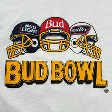 Load image into Gallery viewer, Vintage Anheuser-Busch Bud Bowl Beer Football Promo Tee
