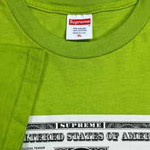 Load image into Gallery viewer, Supreme Altered States Of America One Zillion Dollar Bill Tee
