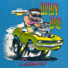 Load image into Gallery viewer, Vintage Chevy Camaro Born Bad D. England Hot Rod Tee
