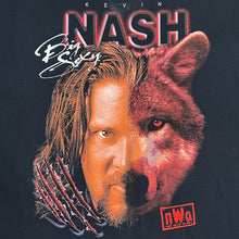 Load image into Gallery viewer, NWT Vintage 1998 WCW Kevin Nash Big Sexy Split Face Wolf NWO Wrestling Tee
