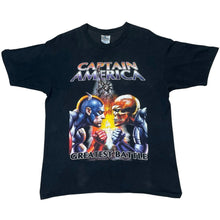 Load image into Gallery viewer, Vintage 2000s Bootleg Marvel Captain America Greatest Battle Tee
