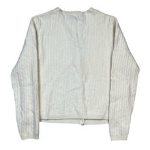 Load image into Gallery viewer, Women’s Lauren Ralph Lauren Merino Wool Rabbit Cashmere Blend Cable Knit Cardigan Sweater
