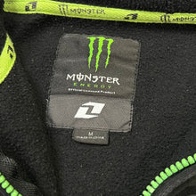 Load image into Gallery viewer, Vintage 2000s Monster Energy Zip Up Hoodie Sweatshirt
