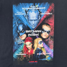 Load image into Gallery viewer, Vintage 1997 Batman &amp; Robin Movie Poster Promo Tee
