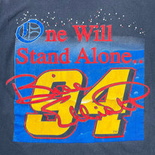 Load image into Gallery viewer, Vintage 1997 Bill Elliot Red Rider Knight McDonalds Promo NASCAR Tee
