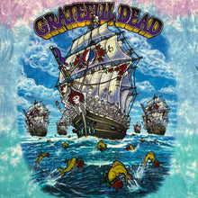 Load image into Gallery viewer, Vintage 1993 Liquid Blue Grateful Dead Ship Of Fools Tie Dye Band Tee
