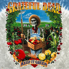 Load image into Gallery viewer, Vintage 1998 Liquid Blue Grateful Dead Keep It Green Farmer Tie Dye Band Tee
