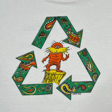 Load image into Gallery viewer, Vintage 1992 Dr. Seuss Lorax Recycle Speak For The Trees Psychedelic Parody Tee
