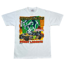 Load image into Gallery viewer, Vintage 1998 Bobby Labonte Small Soldiers NASCAR Movie Promo Tee
