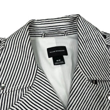 Load image into Gallery viewer, Women’s Club Monaco Moto Style Striped Crop Jacket
