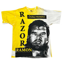 Load image into Gallery viewer, Vintage 1993 WWF Razor Ramon Oozing Machismo Wrestling AOP Tee
