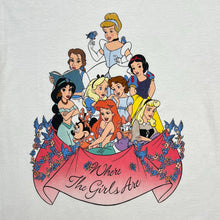 Load image into Gallery viewer, Vintage Disney Princesses Where The Girls Are Tee
