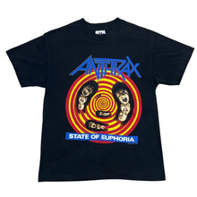 Load image into Gallery viewer, Vintage 1988 Anthrax State Of Euphoria Road To Band Tour Tee

