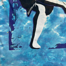 Load image into Gallery viewer, Vintage Liquid Blue Guns N’ Roses Big Print Split Tie Dye Band Tee
