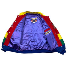 Load image into Gallery viewer, Vintage Jeff Hamilton Jeff Gordon Rainbow Warrior DuPont NASCAR Jacket
