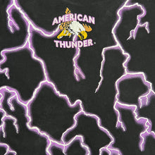 Load image into Gallery viewer, Vintage American Thunder White Stallion Herd Lightning AOP Tee
