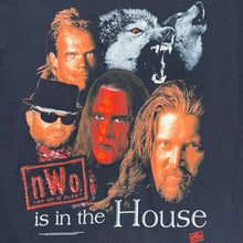 Load image into Gallery viewer, NWT Vintage 1998 NWO Wolfpac In The House Wrestling Tee
