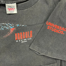 Load image into Gallery viewer, Vintage 1991 Universal Studios Dracula Bela Lugosi Big Face Movie Promo Tee
