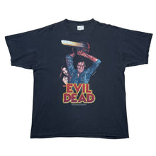 Load image into Gallery viewer, Vintage The Evil Dead Chainsaw Horror Movie Promo Tee
