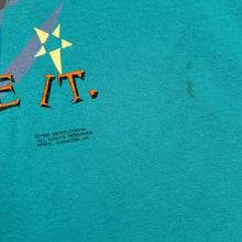 Load image into Gallery viewer, Vintage 1992 Nickelodeon Ren &amp; Stimpy Mr. Horse No Sir I Don’t Like It TV Show Promo Tee
