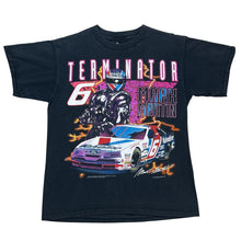 Load image into Gallery viewer, Vintage 1995 Mark Martin Terminator NASCAR Lightning Racing Tee
