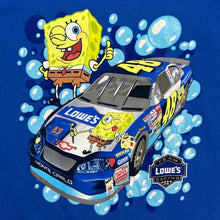 Load image into Gallery viewer, Vintage 2003 Nickelodeon SpongeBob Lowe’s Team Racing NASCAR Tee
