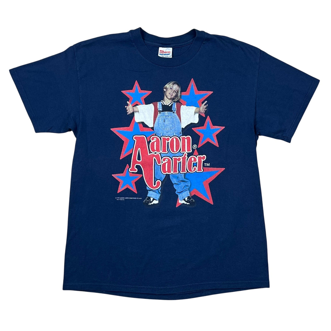 Vintage 1997 Aaron Carter Stars Tee