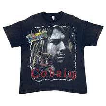 Load image into Gallery viewer, Vintage Kurt Cobain Nirvana MTV Unplugged Euro Bootleg Tee
