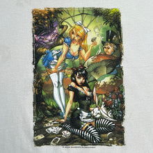 Load image into Gallery viewer, 2009 Alice In Wonderland Beyond Wonderland Zenescope J. Scott Campbell Art Tee
