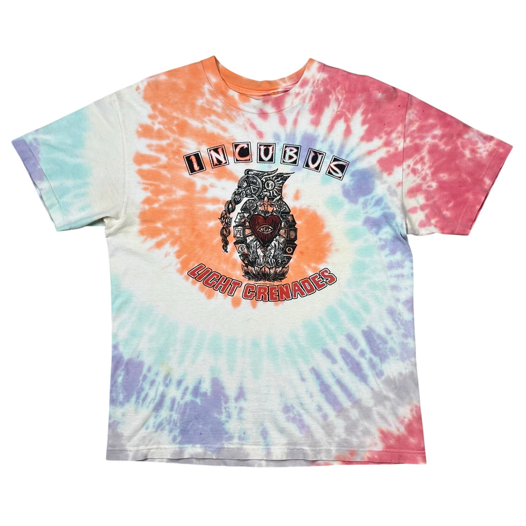 2006 Incubus Light Grenades Tie Dye Band Tee