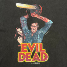 Load image into Gallery viewer, Vintage The Evil Dead Chainsaw Horror Movie Promo Tee
