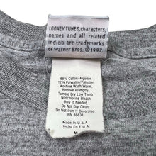 Load image into Gallery viewer, Vintage 1997 Looney Tunes Taz Tasmanian Pit Crew Long Sleeve Tee
