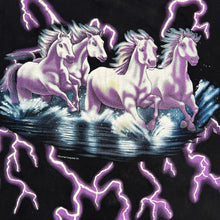 Load image into Gallery viewer, Vintage American Thunder White Stallion Herd Lightning AOP Tee
