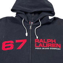 Load image into Gallery viewer, Vintage Ralph Lauren Polo Jeans Co Zip Up Hoodie Sweatshirt
