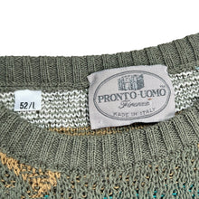 Load image into Gallery viewer, Vintage Pronto-Uomo Geometric Pattern Knit Sweater
