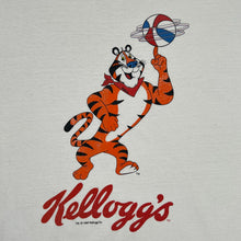Load image into Gallery viewer, Vintage 1992 Kellogg’s Tony The Tiger Basketball Frosted Flakes Promo Tee
