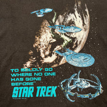 Load image into Gallery viewer, Vintage 1993 Star Trek Boldy Go Where No One Has Gone TV Show Promo Tee
