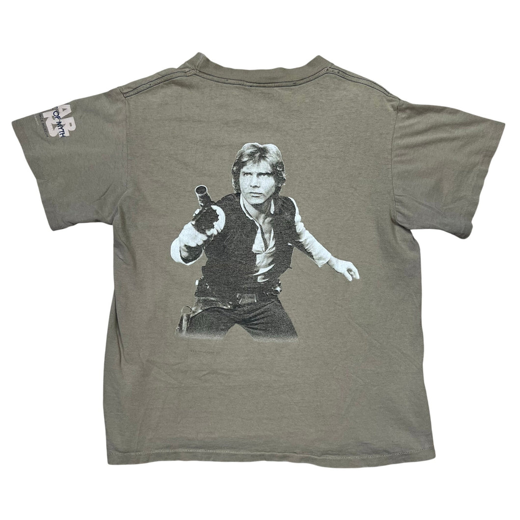 Vintage 1996 Star Wars Han Solo Rogue Wear Calvin Klein Parody Movie Promo Tee