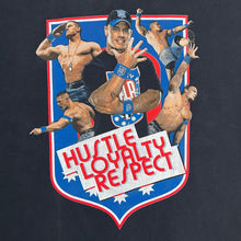 Load image into Gallery viewer, 2008 WWE John Cena Hustle Loyalty Respect U Can’t See Me Wrestling Tee
